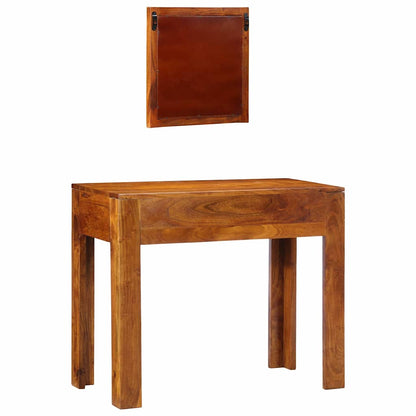 Tavolo Da Trucco Con Cassetto Marrone 90 X 45 X 75 Cm