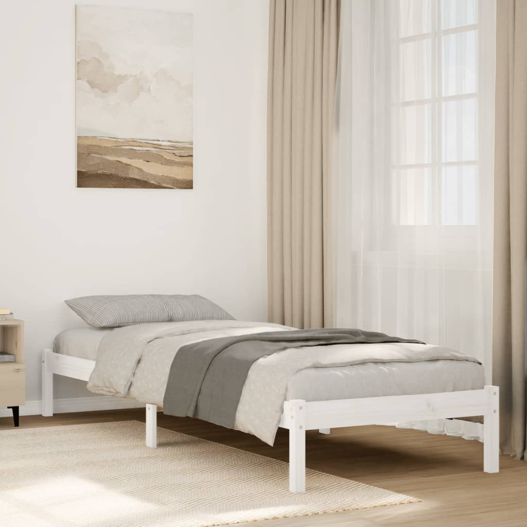 Letto Extra Lungo Senza Materasso In Legno Di Pino