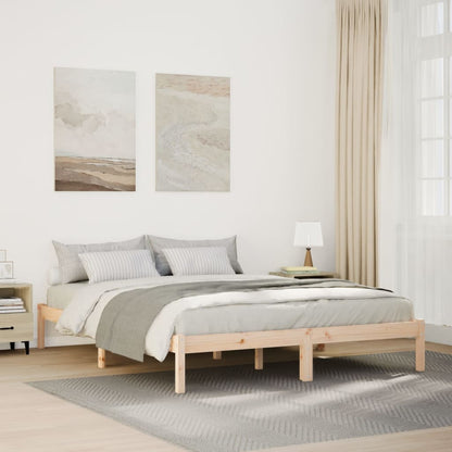 Letto Extra Lungo Senza Materasso In Legno Di Pino