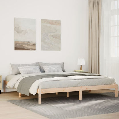 Letto Extra Lungo Senza Materasso In Legno Di Pino