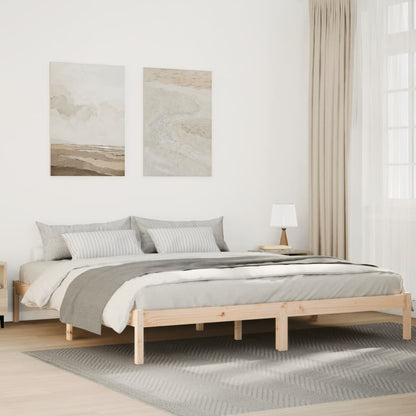 Letto Extra Lungo Senza Materasso In Legno Di Pino
