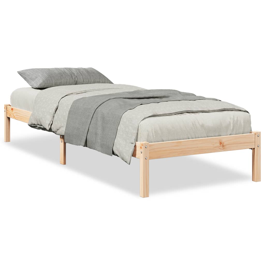 Letto Extra Lungo Senza Materasso In Legno Di Pino