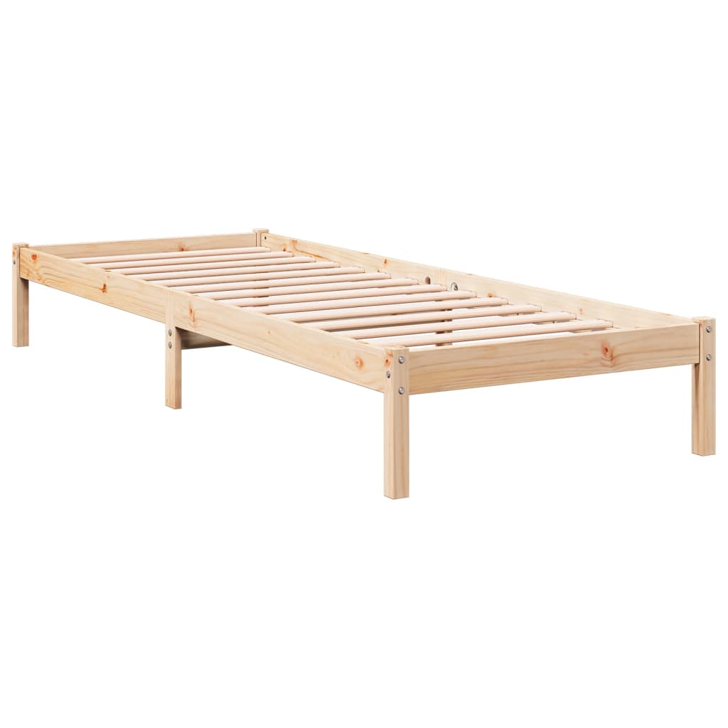 Letto Extra Lungo Senza Materasso In Legno Di Pino