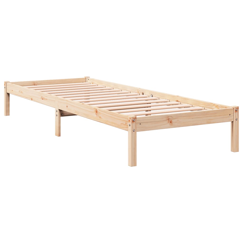 Letto Extra Lungo Senza Materasso In Legno Di Pino
