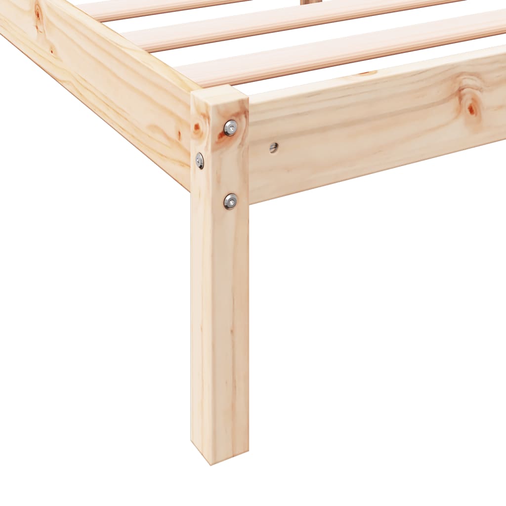 Letto Extra Lungo Senza Materasso In Legno Di Pino