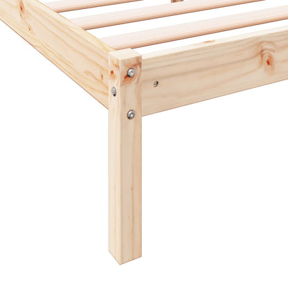 Letto Extra Lungo Senza Materasso In Legno Di Pino