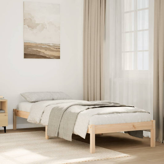 Letto Extra Lungo Senza Materasso In Legno Di Pino