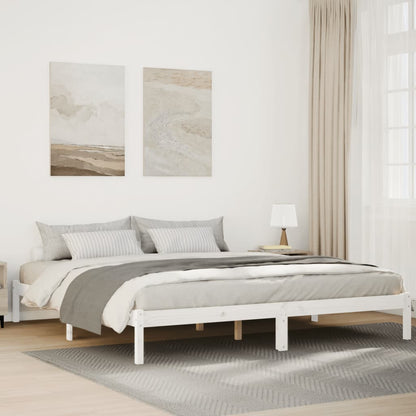 Letto Extra Lungo Senza Materasso In Legno Di Pino