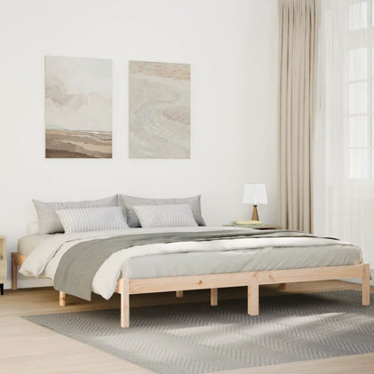 Letto Extra Lungo Senza Materasso In Legno Di Pino