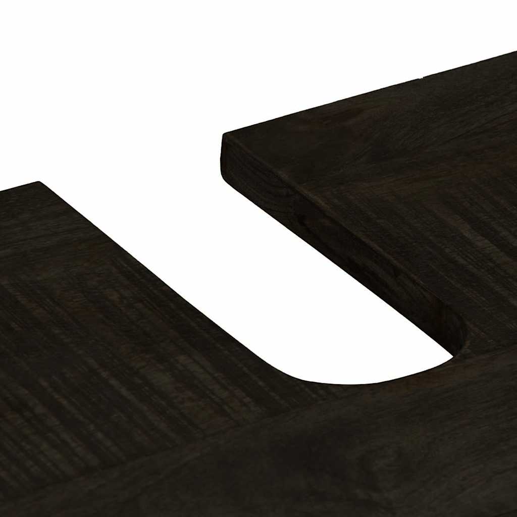 Set Mobili Da Bagno 3Pz In Legno Massello Di Mango