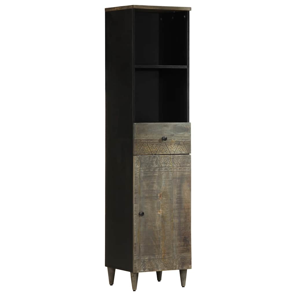 Set Mobili Da Bagno 3Pz In Legno Massello Di Mango