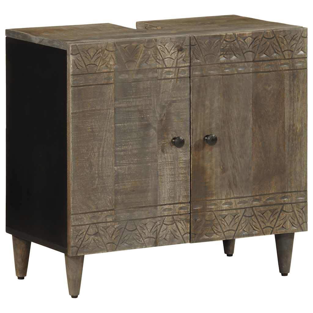 Set Mobili Da Bagno 4 Pz In Legno Massello Di Mango