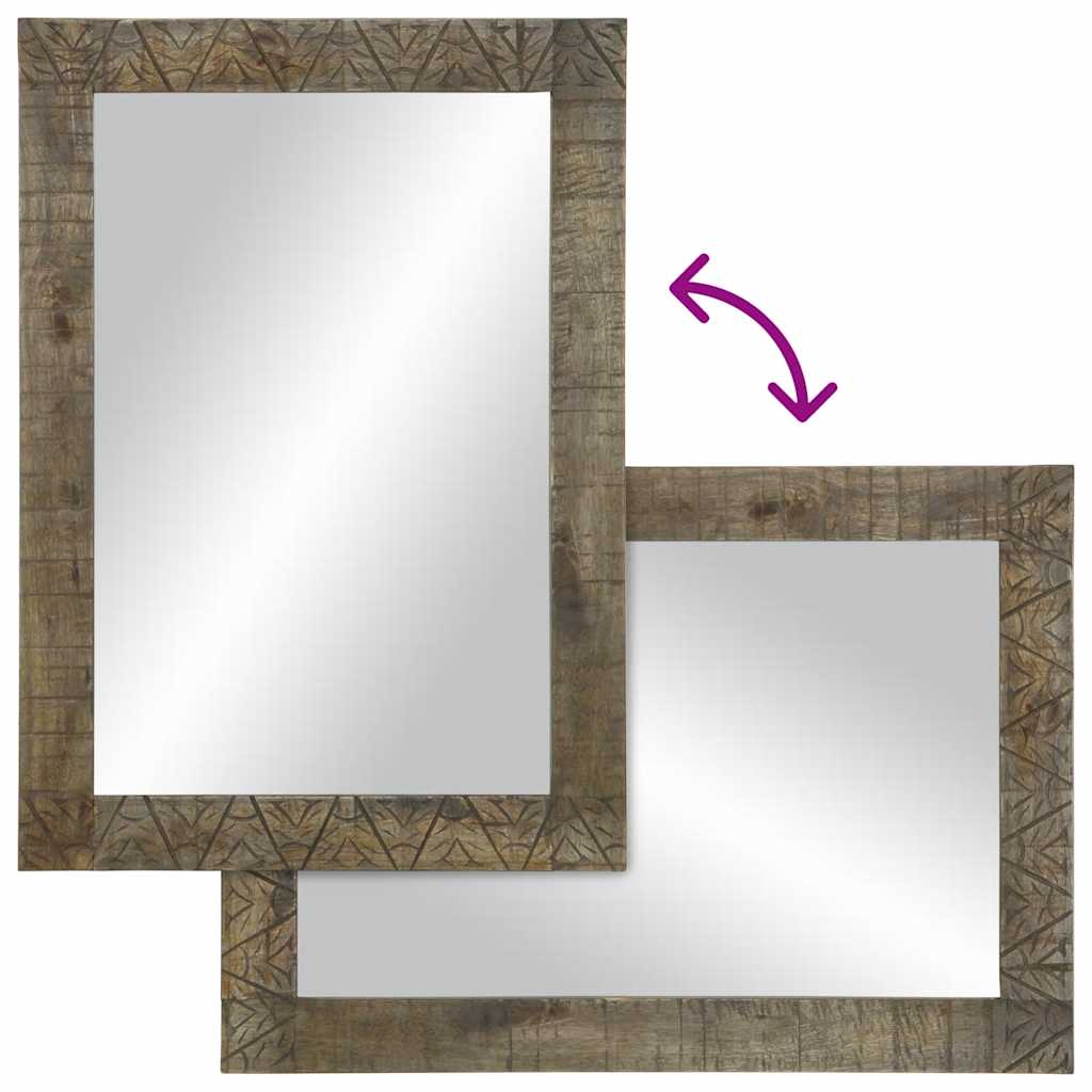 Set Mobili Da Bagno 4 Pz In Legno Massello Di Mango