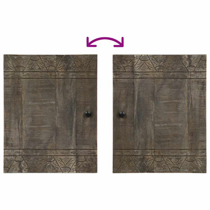 Set Mobili Da Bagno 4 Pz In Legno Massello Di Mango