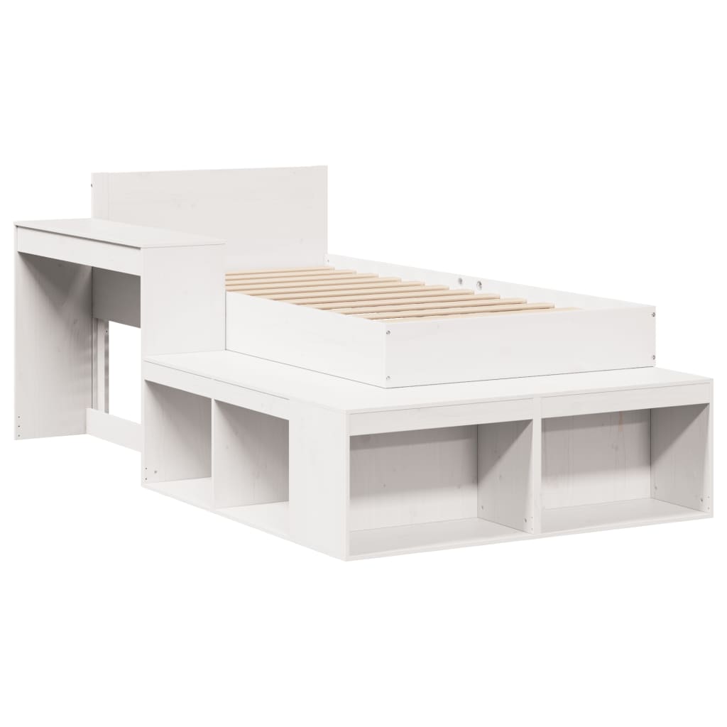 Letto Senza Materasso 75X190 In Legno Massello Di Pino