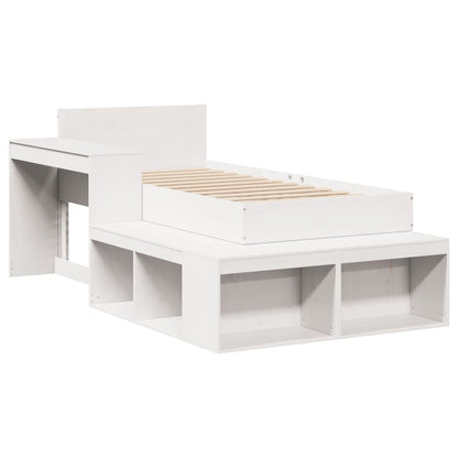Letto Senza Materasso 75X190 In Legno Massello Di Pino