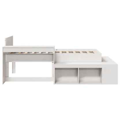 Letto Senza Materasso 75X190 In Legno Massello Di Pino