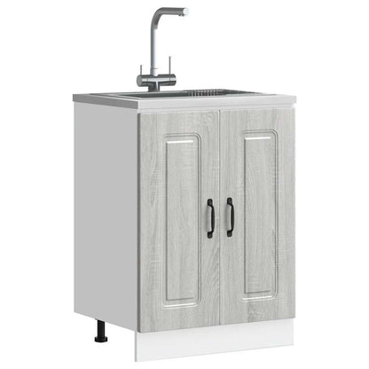 Pannello Lavastoviglie Kalmar 60 X 31 X 100 Cm Grigio Sonoma