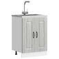 Pannello Lavastoviglie Kalmar 60 X 31 X 100 Cm Grigio Sonoma