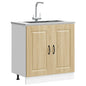 Pannello Lavastoviglie Kalmar 60 X 31 X 100 Cm Rovere Sonoma