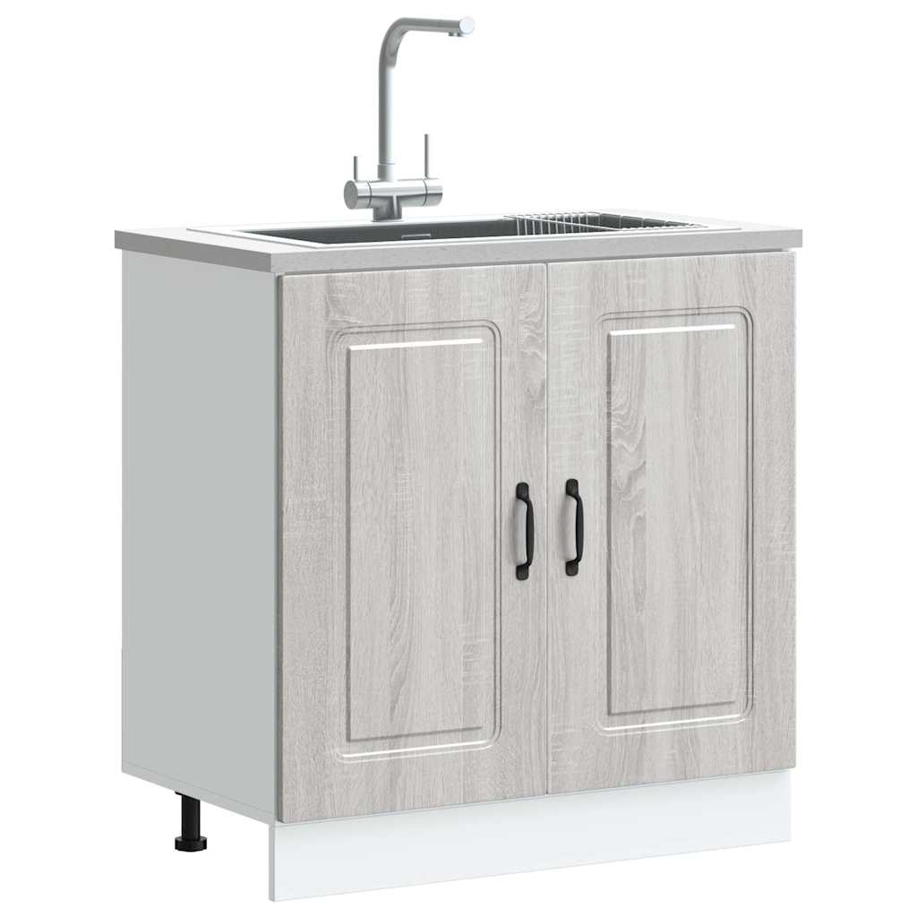 Pannello Lavastoviglie Kalmar 60 X 31 X 100 Cm Grigio Sonoma