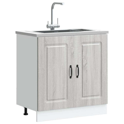 Pannello Lavastoviglie Kalmar 60 X 31 X 100 Cm Grigio Sonoma
