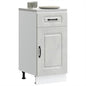 Pannello Lavastoviglie Kalmar 60 X 31 X 100 Cm Grigio Cemento