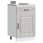 Pannello Lavastoviglie Kalmar 60 X 31 X 100 Cm Grigio Sonoma