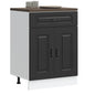 Pannello Lavastoviglie Kalmar 60 X 31 X 100 Cm Nero