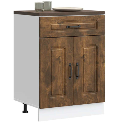 Pannello Lavastoviglie Kalmar Rovere Fumé 60 X 31 X 100 Cm Rovere Fumo