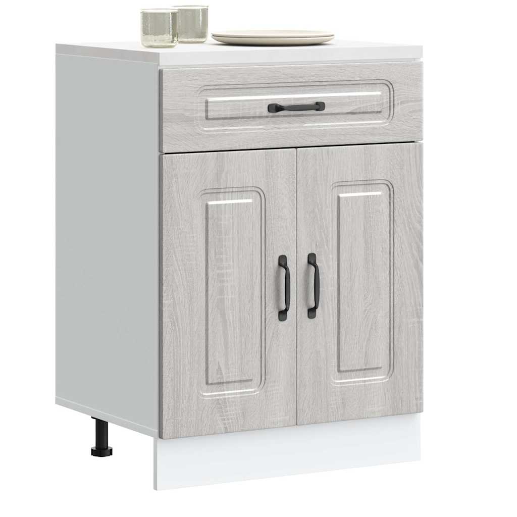 Pannello Lavastoviglie Kalmar 60 X 31 X 100 Cm Grigio Sonoma