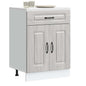 Pannello Lavastoviglie Kalmar 60 X 31 X 100 Cm Grigio Sonoma