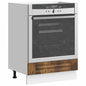 Pannello Lavastoviglie Kalmar Rovere Fumé 60 X 31 X 100 Cm Rovere Fumo