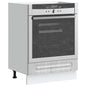 Pannello Lavastoviglie Kalmar 60 X 31 X 100 Cm Grigio Sonoma