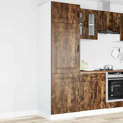 Pannello Lavastoviglie Kalmar Rovere Fumé 60 X 31 X 100 Cm Rovere Fumo