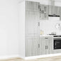 Pannello Lavastoviglie Kalmar 60 X 31 X 100 Cm Grigio Sonoma