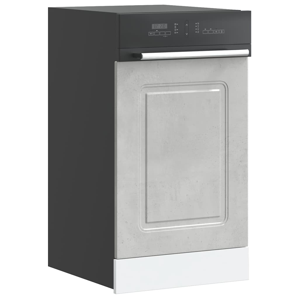 Pannello Lavastoviglie Kalmar 60 X 31 X 100 Cm Grigio Cemento