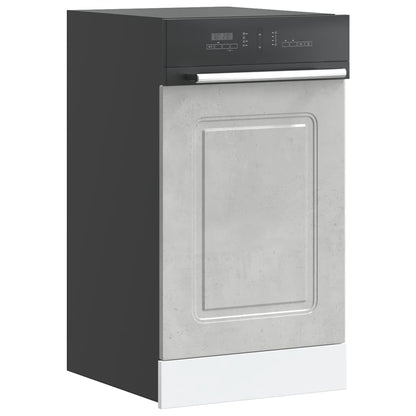 Pannello Lavastoviglie Kalmar 60 X 31 X 100 Cm Grigio Cemento