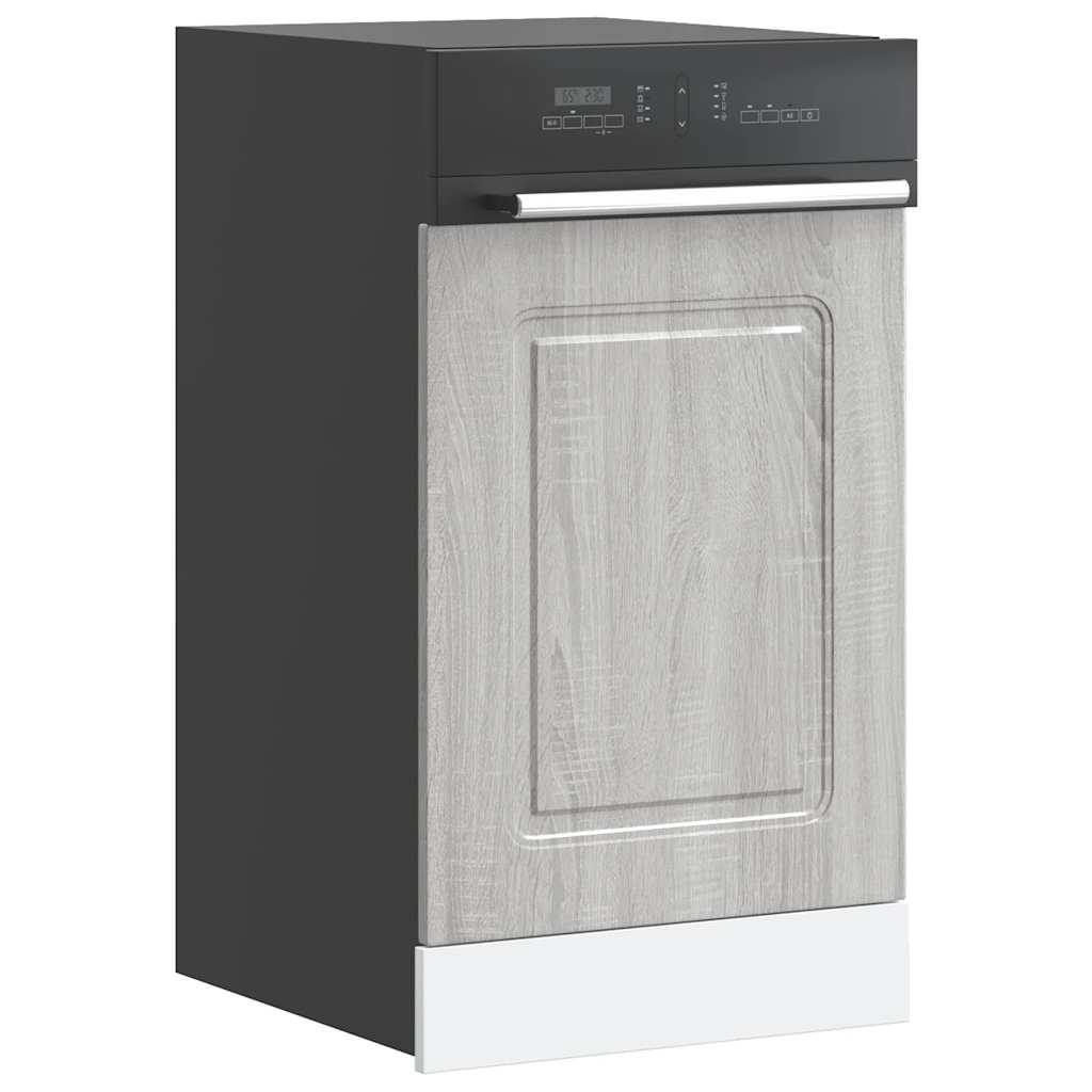 Pannello Lavastoviglie Kalmar 60 X 31 X 100 Cm Grigio Sonoma