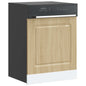 Pannello Lavastoviglie Kalmar 60 X 31 X 100 Cm Rovere Sonoma