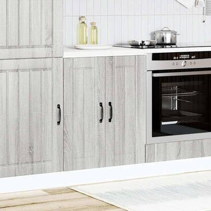 Base Da Cucina Lucca In Legno Multistrato Grigio Sonoma