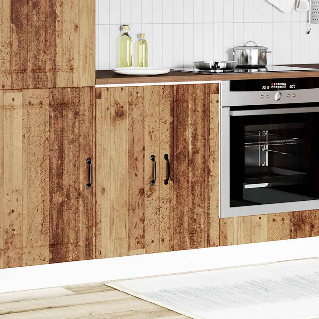 Armadi Forno 2 Pz Lucca In Legno Multistrato Legno Antico
