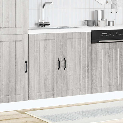 Base Da Cucina Lucca In Legno Multistrato Grigio Sonoma