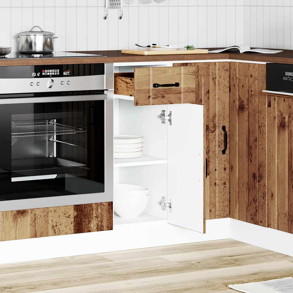 Armadi Forno 2 Pz Lucca In Legno Multistrato Legno Antico