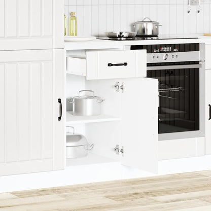 Mobile Base Ad Angolo Cucina Lucca In Legno Multistrato Bianco