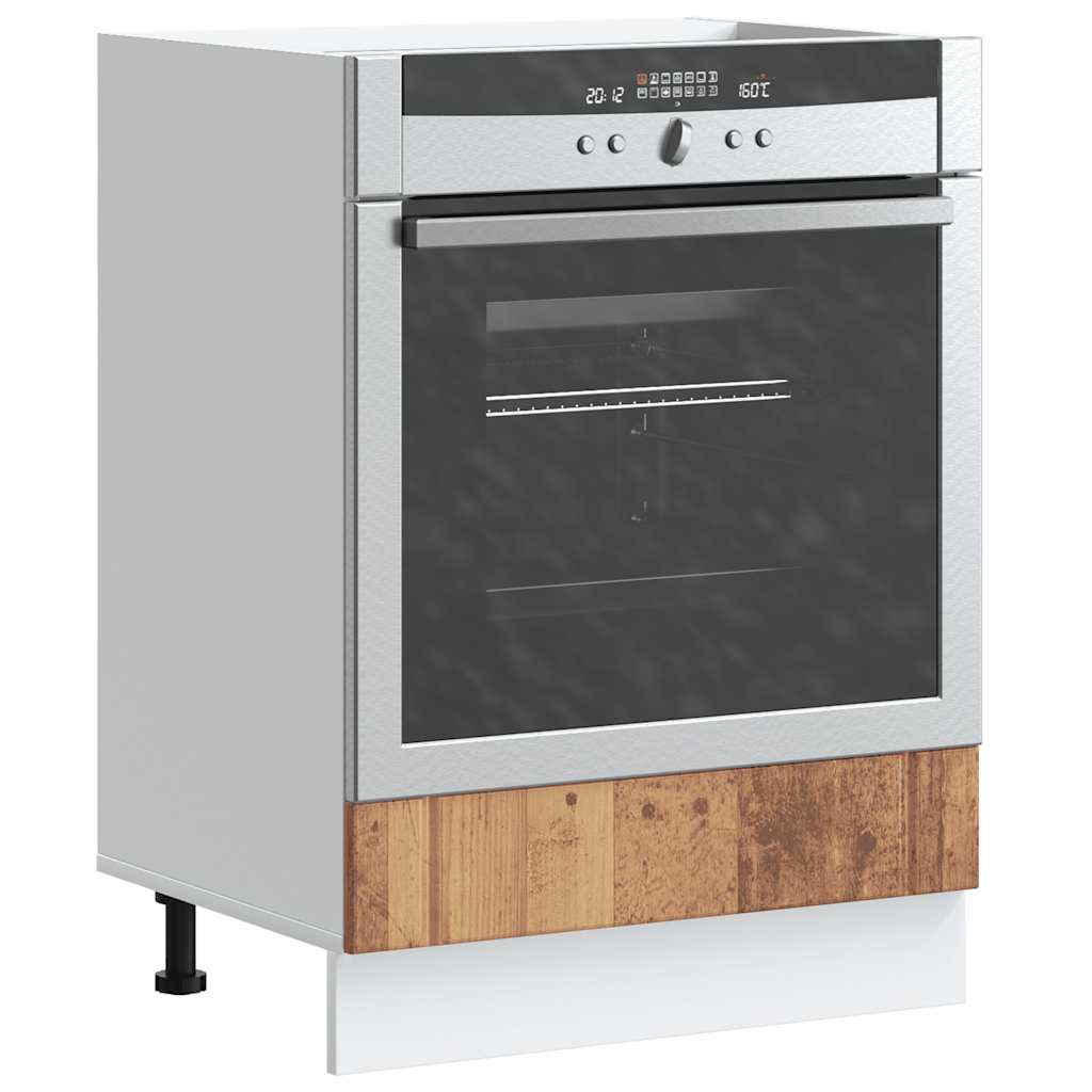 Armadi Forno 2 Pz Lucca In Legno Multistrato Legno Antico