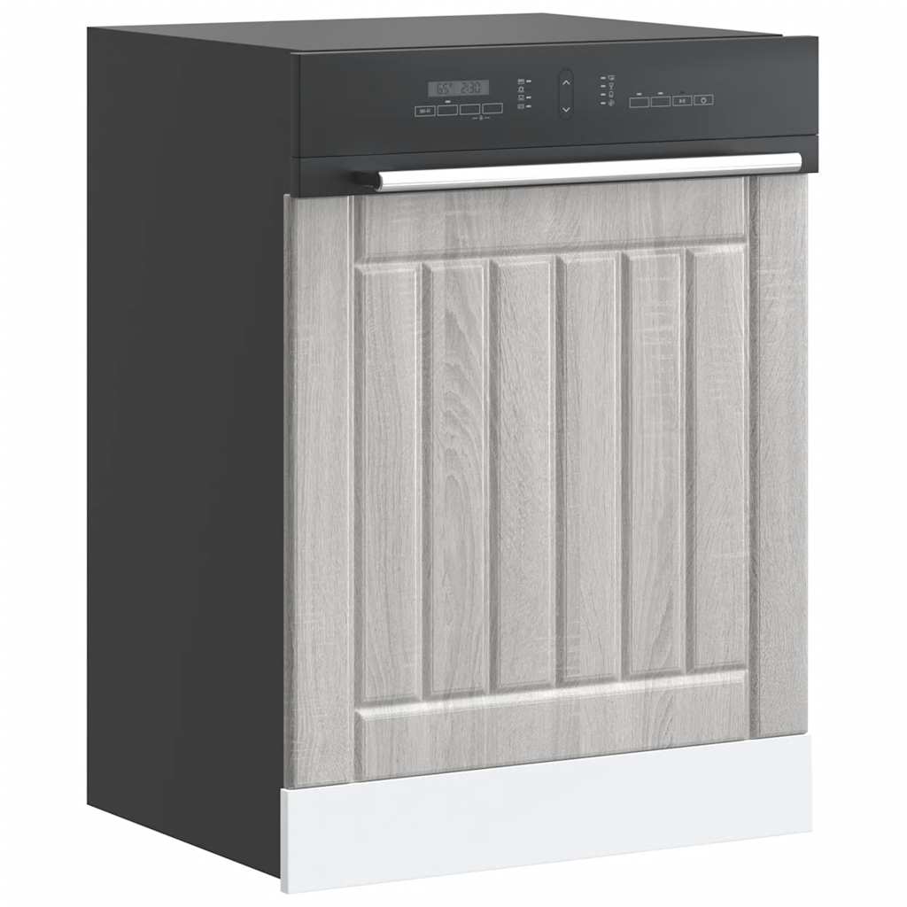 Base Da Cucina Lucca In Legno Multistrato Grigio Sonoma