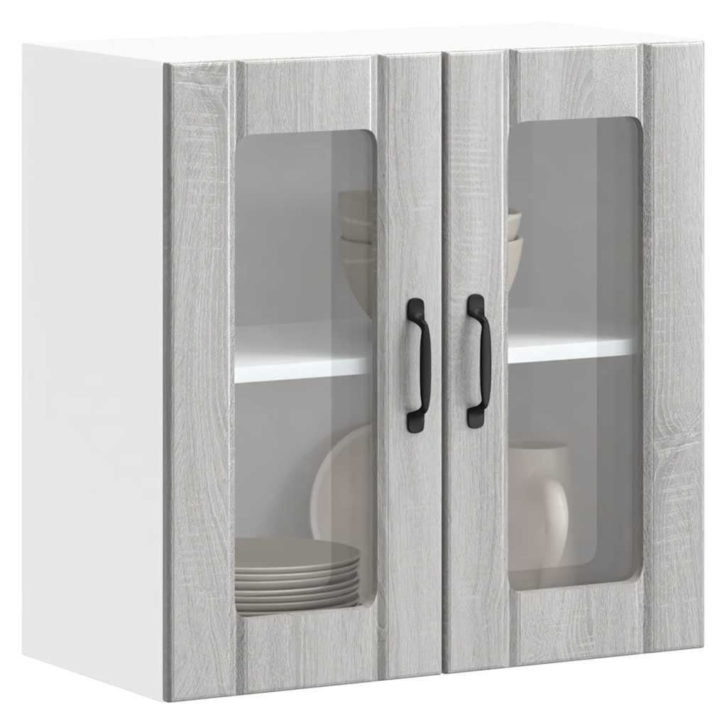 Base Da Cucina Lucca In Legno Multistrato Grigio Sonoma