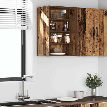 Mobile Pensile “Riga” 40X29,5X60 Cm Legno Antico