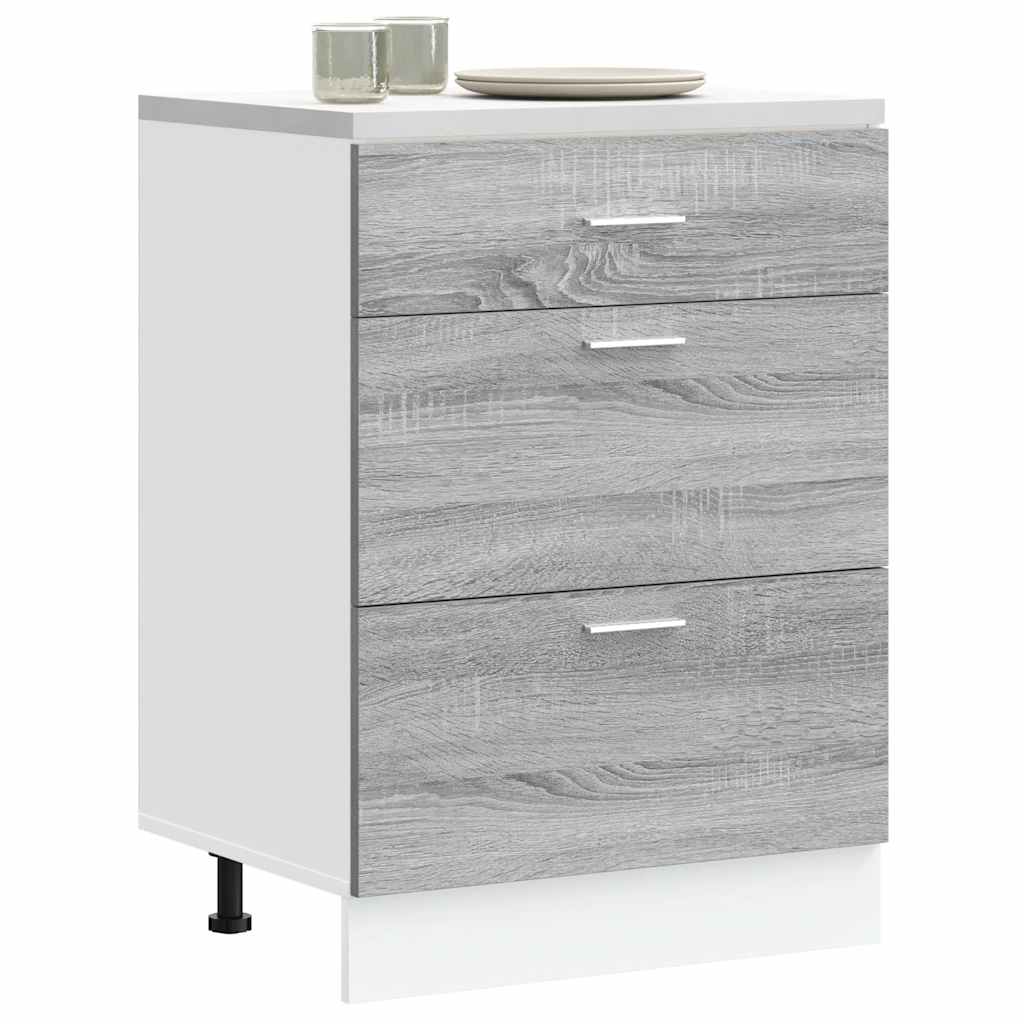 Mobile Pensile “Riga” 40X29,5X60 Cm Grigio Sonoma